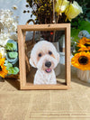 Hand-Painted Pet Glass Portraits